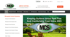 Desktop Screenshot of mosquitoandcoolingsystems.com